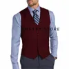 Masculino cor sólida casual colete elegante homem colete terno masculino formal homem ambo busin ternos para homens coletes para mulheres wang steampunk p5XI #