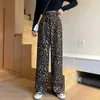 Pantalon femme Guilantu mode léopard taille haute Vintage décontracté femme jeune Streetwear hip-hop pantalon large