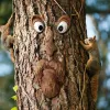 Esculturas Decoración De Caras De Árboles Al Aire Libre, Estatuas Al Aire Libre Anciano Árbol Hugger Corteza Decoración De Cara De Fantasma Arte Divertido De Patio, Decoraciones De Árboles Al Aire Libre