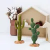 Decoratieve bloemen 3 stuks kunstmatige cactus gesimuleerde beeldjes planten ambachten nep kantoor decor decors desktop decoraties ornament