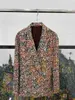 Werk Jurken 2024 Lente Zomer Mode Pakken Vrouwen Bloemenprints Mouwloze Jurk Met Chique Blazer Jas Ddxgz2 3.14