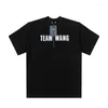 Dames T-shirts KPOP TEAM WANG DESIGN BALLON Concert T-shirt Unisex Letter Printing O-hals Korte mouw Jackson Fan Support Kleding