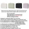 Laptop Case Ryggsäck Carring Case Sleeve Bag 13.3 14 tum för MacBook Pro 13 14.2 M3 Air 13.6 Huawei HP Lenovo Dell Asus Acer Surface 24328