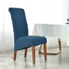 Housses de chaise 1/2/4/6PC extensible Jacquard grand pour salle à manger siège housse haut dossier lavable amovible