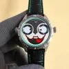 Russo Joker quarzo unisex di alta qualità cassa in acciaio inossidabile a specchio zaffiro completamente funzionale 20.000 variazioni di espressione orologio di lusso ad alte prestazioni