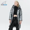 Icebear 2023 Новая зимняя женская куртка с капюшоном Fi Повседневная тонкая теплая куртка Lg Брендовые женские парки GWD20302D z876#