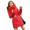 England Stil Winter Jacke Frauen 2023 Neue Koreanische Dünne Fi Mid-länge Unten Cott Mantel Frauen Plus Größe Parka abrigo Mujer 73XZ #