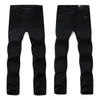 2023 inverno novos homens quentes calças de brim finas elasticidade magro preto jeans fi casual grosso calças jeans calças masculinas roupas marca 013n #