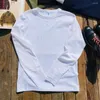 Мужские футболки Tailor Brando, хлопок 265 г, четыре книги, процесс вышивания, футболка с круглым вырезом и длинными рукавами, нижняя рубашка