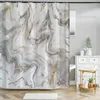Занавески для душа, современный художественный стиль, мраморные геометрические узоры, водонепроницаемые занавески для домашнего декора, полиэстеровая ткань для ванной комнаты