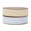 Party Decoration 10 Yards Hollow Cotton Ribbon för blommebukett Dekorativ presentförpackning