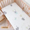 born Baby Cot Fitted Sheet With Elastic Cotton Cartoon Printing Crib Bed Child Matress Cover Case Protector 240325