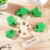 Miniaturen Gepersonaliseerde Dieren Houten Beer Familie Puzzel Aangepaste Naam Desktop Decoraties Kerst Verjaardag Cadeaus voor Ouders