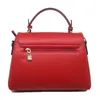 Shoulder Bags Red Sexy Ladies Bag Crossbody Genuine Leather Messenger Plain Women Totes