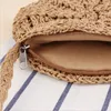 Umhängetaschen Runde Strohtasche Handgemachte Rattan Gewebte Quaste Seil Gestrickte Frauen Umhängetasche Handtasche Sommer Strand Böhmen