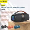 Portable Speakers Awei Y887 Portable Outdoor Bluetooth Speaker Wireless Bass Waterproof Speaker AUX TF USB Stereo Speaker Q240328