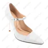 Scarpe eleganti Ronticool Décolleté primaverili da donna Tacchi in metallo verniciato Punta quadrata Bellissime signore verdi da festa US Plus Size 5-15