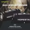 Portabla högtalare Hopestar H50 High Power Portable Bluetooth -högtalare Kraftfull högtalare Trådlös bashögtalare Mp3 Player Sound System Radio FM Q240328
