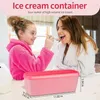 Storage Bottles 41XB Large Capacity Ice Cream Container Versatile Box For Home Freezer Yogurt Sorbet Containers