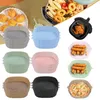 Silicone Air Fryers Baking Dishes Oven Baking Tray Kitchen Pizza Fried Chicken Basket Mat silica gel Airfryer Grill Pans T9I002598