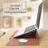 الحالات المحمولة على ظهر حقيبة الأكمام الجلدية PU PU CASE لـ MacBook Air Pro 13 M2 M1 2022 2020 14 16 2021 Cover Cover HP Dell Asus 15.6 17 Inch 24328