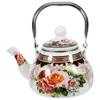 Dinnerware Sets Kettle Enamel Pot Pour Over Coffee Tea Pots For Stove Top Camping Kungfu Teapot Kitchen