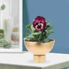 Vases Metal Flower Vase Planter Decorative Vintage Style Desktop Decoration