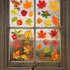 Window Stickers Autumn Clings For Glass Windows Fall Thanksgiving Home Office Decorations L5L2