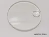 Kits de réparation de montres Date Fenêtre Verre Rond Plat Saphir Montre Cristal 3,0 mm d'épaisseur avec loupe à bulles 30 mm-34,5 mm de diamètre YZC572