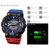 Wristwatches Multifunction Electronic Watches Men Original Brand Waterproof Digital Sport Male Hand Clock Fashion Silicone Strap