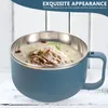 Bols conservés tasse rapide en acier inoxydable bol ramen pour la cuisine portable