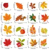 Window Stickers Autumn Clings For Glass Windows Fall Thanksgiving Home Office Decorations L5L2