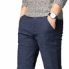 MRMT 2024 Marka Erkek İlkbahar ve Yaz Günlük Pantolon Erkekler Çizgili Mikro Elastik Düz Pantolon Y5UT#