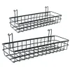 Scaffali Portaoggetti per la casa Cestello portaoggetti da cucina Scaffale multifunzionale sotto l'armadio Scaffali portaoggetti Cestino Portaoggetti in filo metallico Organizzatore da cucina