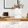 Plantenbakken Hoofd Bloempotten Witte Keramische Gezicht Planter Decoratieve Creatieve Gezicht Vaas Multifunctionele Bloempotten Elegante Hoofd Plantenbakken