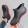 Сапоги женские резиновые противоскользящие, цветные, унисекс, легкие туфли без шнуровки, модные непромокаемые ботинки 2024 года, Zapatillas