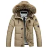 Winterkragen Herren Daunenjacke Warm und winddicht Weiße Entendaunen 56 % ~ 60 % Lässige Daunenjacke Parka Parka Herren Schneejacke Parka 527I#