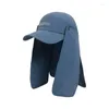 Boll Caps Women Cool Baseball Hat For Girls Sunshades Sports With Neck Flap Justerbar Summer Wear Unisex