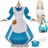 anime gushing över magiska flickor morino ku cosplay costume jag beundrar magiska flickor peruk maid klädsel dr kvinna kawaii kostym 24wh#