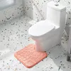 Tapis de bain Concave, tapis de sol de toilette, tapis de salle de bain, pied de porte absorbant et antidérapant