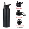 Calligraphy Replace Straw Flip Lid Flex Cap for Hydro Water Bottle Flask Perfect Fit Wide Mouth Bottle for 12 18 32 40 60 Oz Free Shipping