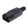 Lepels 250V 10A Voedingsconnector IEC 320 C14-stekker naar C13-aansluiting