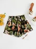 Finjani Plus Size Damesshorts Tropische print Tie Frt Shorts Casual kleding voor herfst Nieuwe a8Vx #