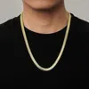 Kettingen 925 Sterling Verzilverd 18K Goud Vervaagt Niet Fijne 6MM Snake Bone Ketting Voor Mannen Vrouwen mode Bruiloft Accessoires Je2431