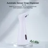 Dispensador de jabón líquido automático con pilas 200ML PX6 impermeable Manos libres para cocina baño baño