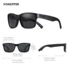 VZ Vonzipper High End Marca Sunglasses de sol quadrado Original masculino polarizado Esportes ao ar livre Eyewear UV400 9 Cores 240320