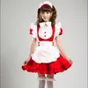 Kobiety cosplay czarna impreza halen lolita fantazyjna sługa Dr dorosłe kobiety Sissy Maid mundurek seksowna francuska pokojówka zamknięte A9mk#