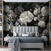 Wallpapers Milofi Custom Large Wallpaper Mural 3D Minimalist Style Hand-painted Retro Flowers American Flower Background