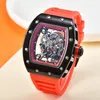 generation of hollow design ceramic oil case hollow design watch of a small movement trend business quartz watches2004