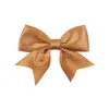 Mädchen-Bowknot-Haarspangen, Alligator-Haarnadeln, Ripsband, Schleifen, Kinder-Haar-Accessoires, Baby-Kind-Boutique-Bogen-Haarspange, einfarbig